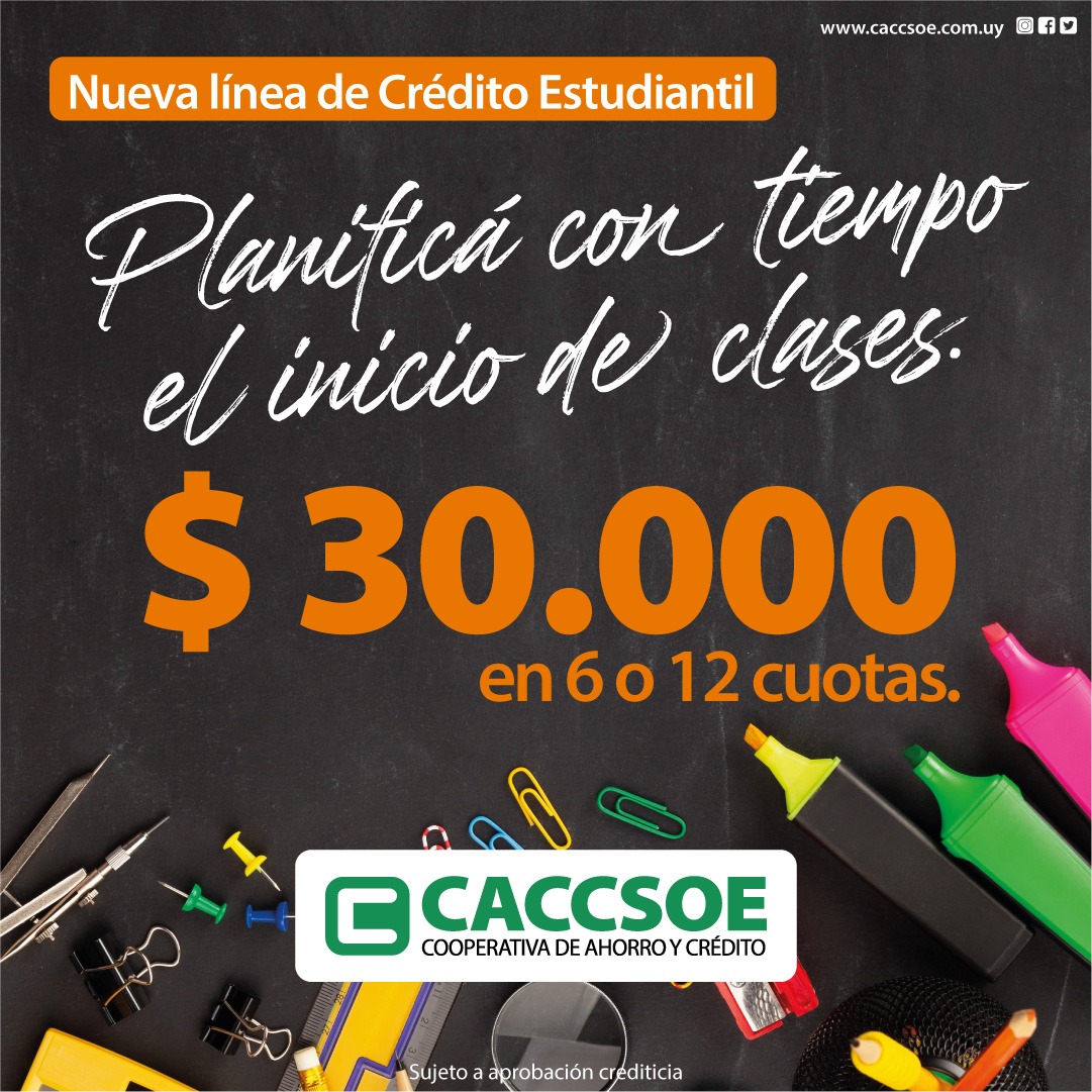 Nueva línea de crédito estudiantil