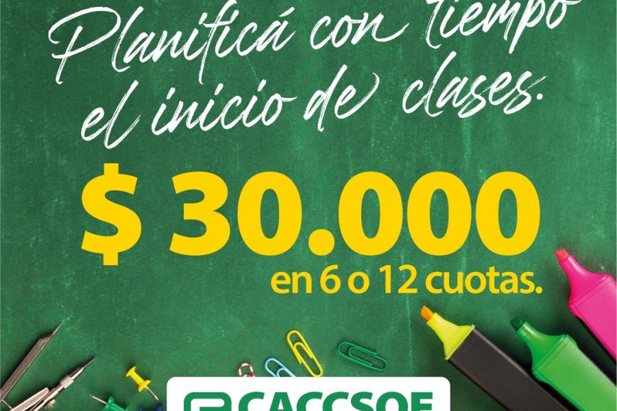 Planificá con tiempo el inicio de clases