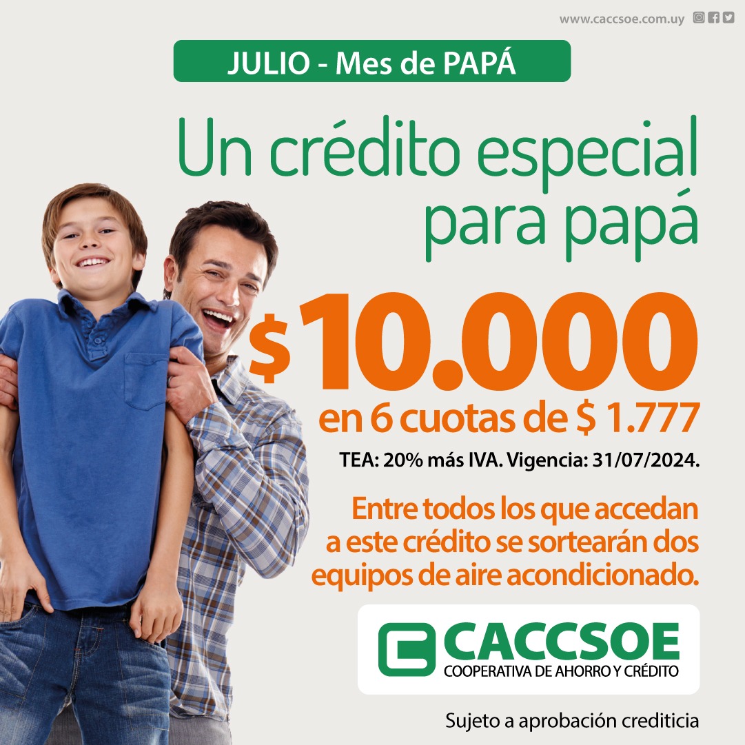 Un crédito especial para Papá