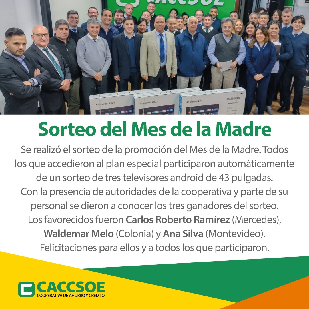 Sorteo del mes de la madre