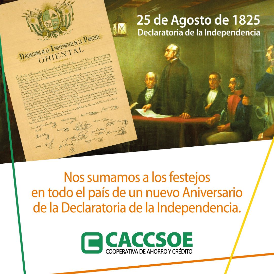 25 de Agosto – Declaratoria de la Independencia