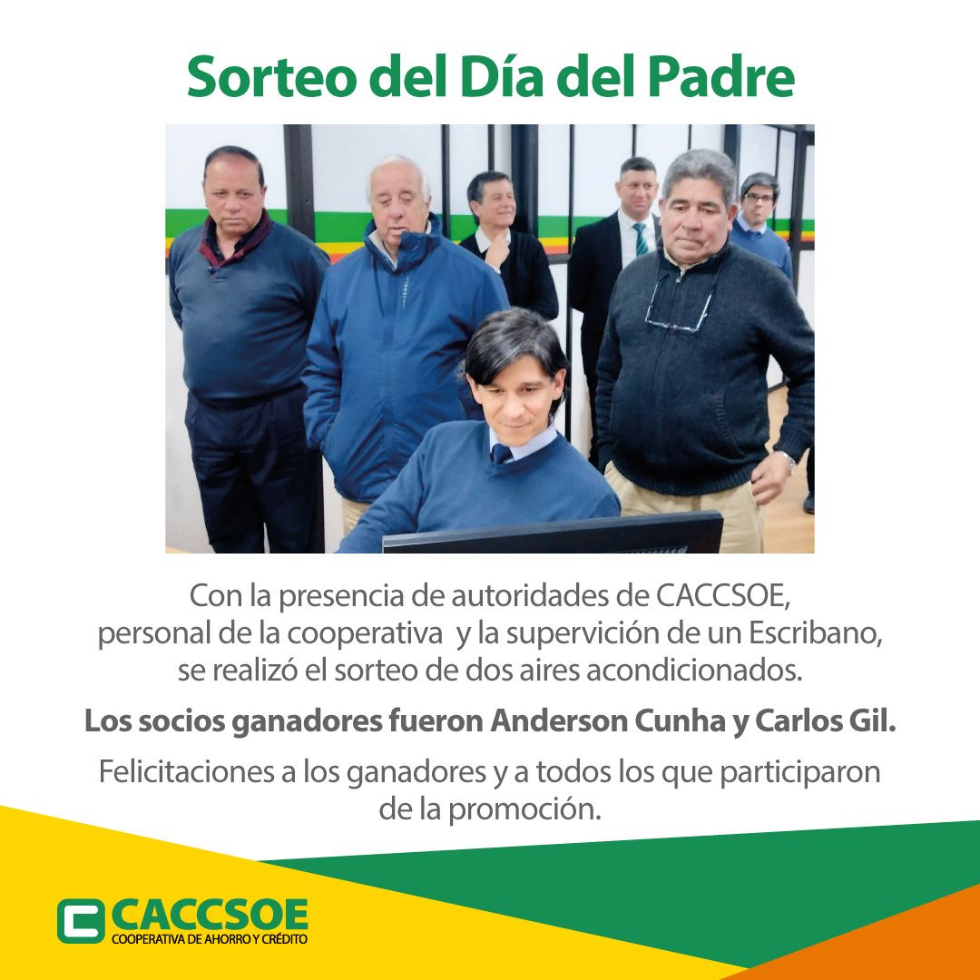 Sorteo dia del padre