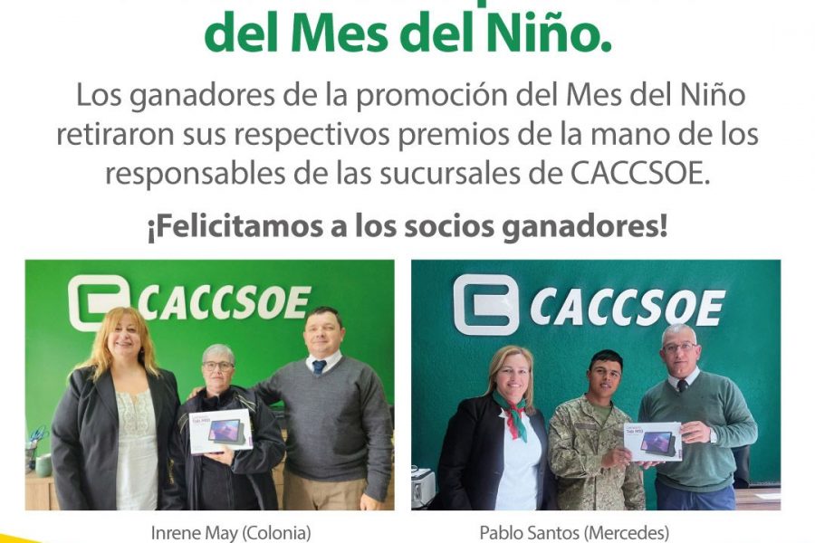 Entrega de premios – Mes del niño