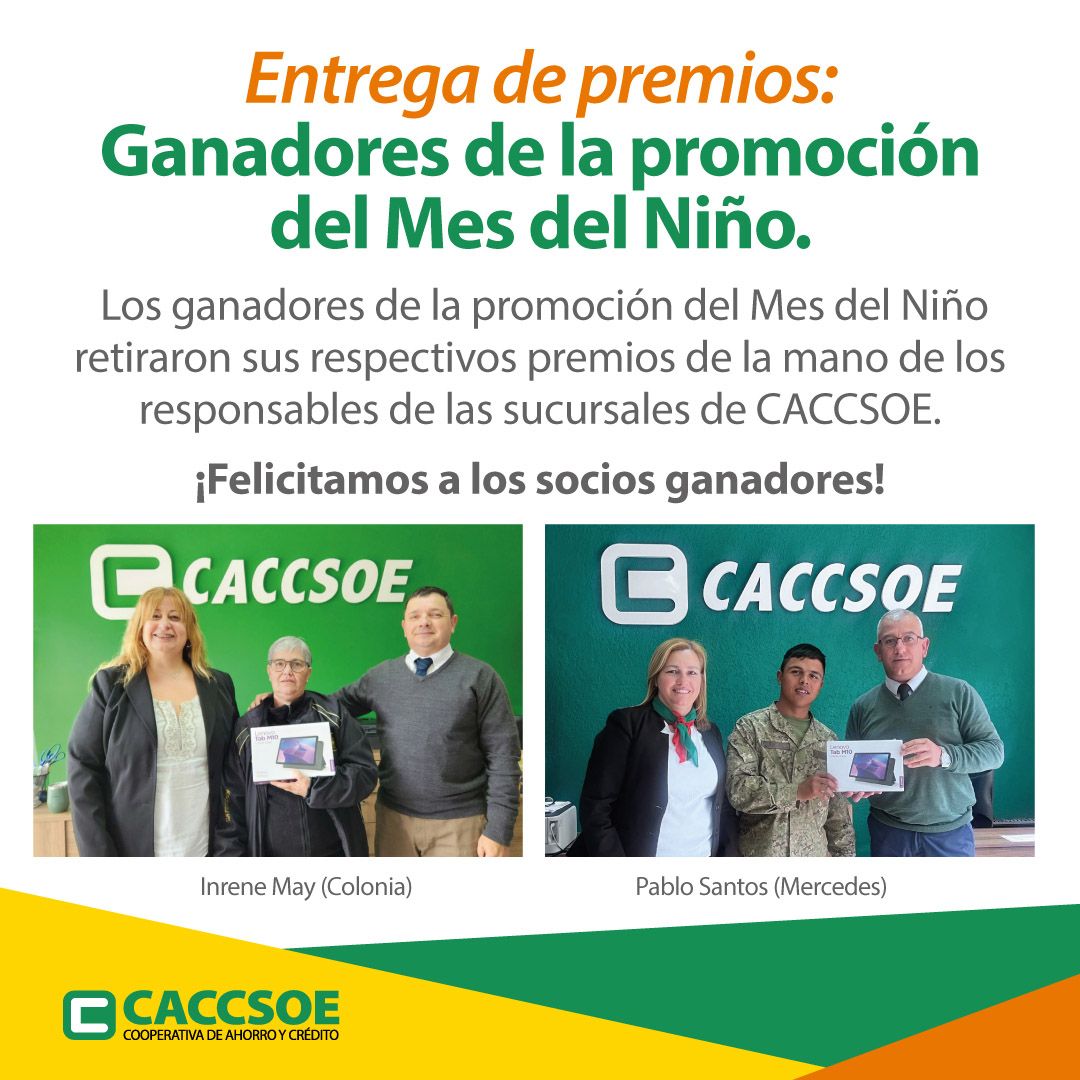 Entrega de premios – Mes del niño