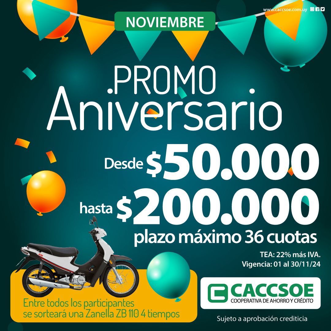 Promo aniversario