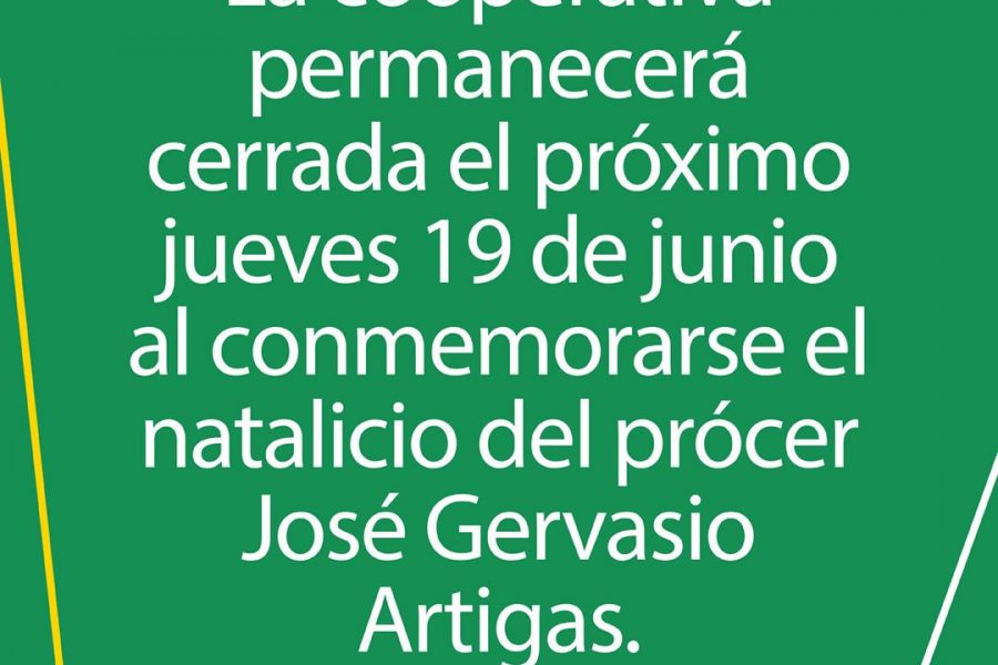 Jueves 19 cerrado