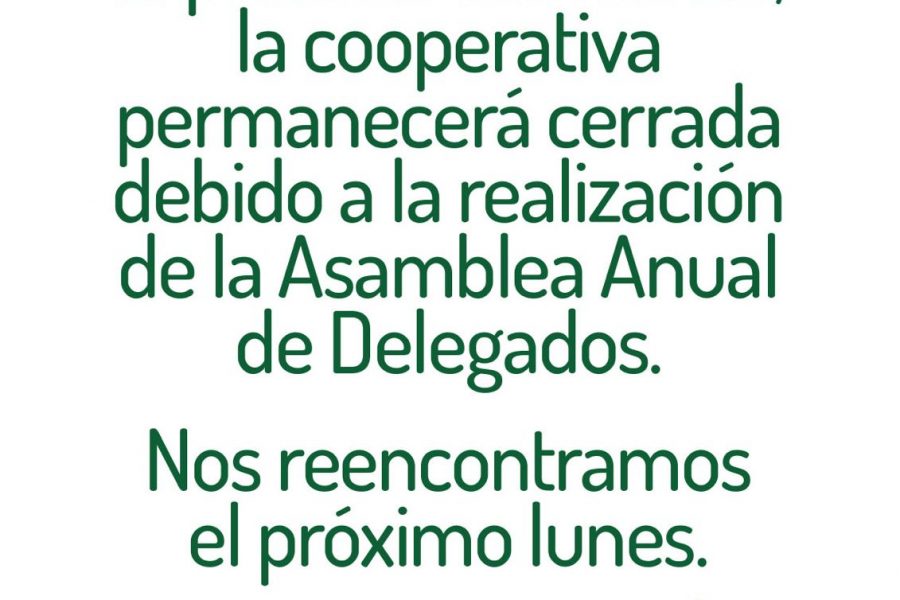 Viernes 25 de setiembre estaremos cerrado